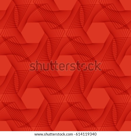 Abstract red background with geometric pattern. Vector illustration