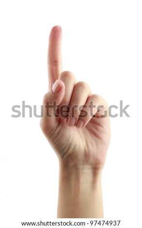 Number One Finger Stock Images, Royalty-Free Images & Vectors ...