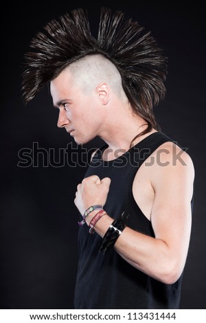 Spiked Hair Stock Images, Royalty-Free Images & Vectors 