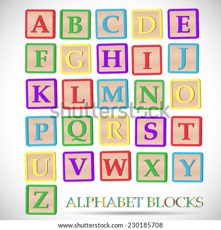 Alphabet blocks Stock Photos, Images, & Pictures | Shutterstock