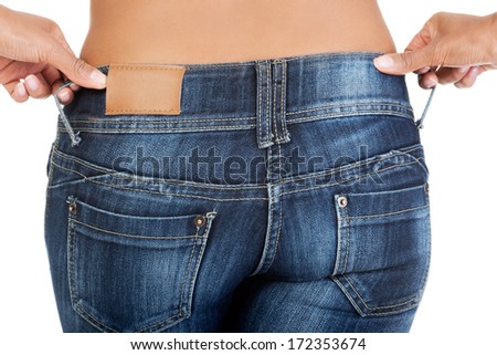 Banana Sticking Out Mens Jeans Stock Photo 335276438 - Shutterstock