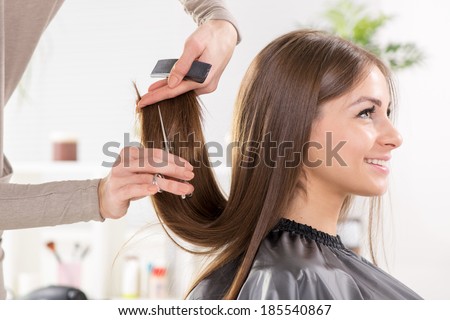  Haircut  Woman  Stock Images Royalty Free Images Vectors 