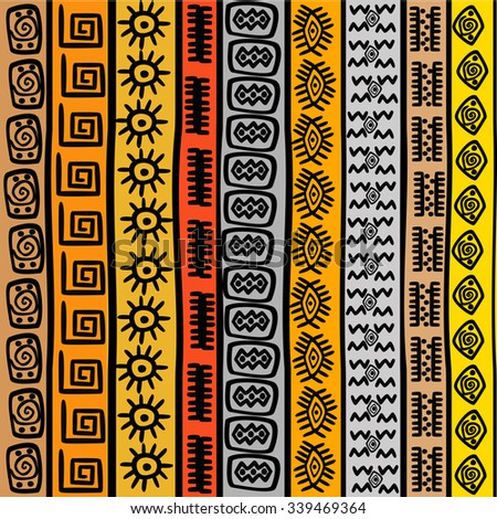 Traditional African Pattern Stock Vector 54019912 - Shutterstock