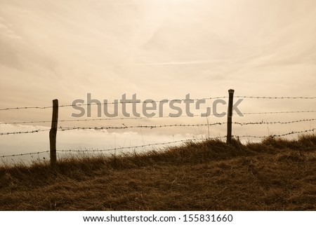 Old Barbed Wire Fence Old Barbed Wire Fence