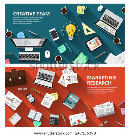 stock vector flat style idea brainstorming creative team concept infographics illustration stock vector flat style idea brainstorming creative team concept infographics illustration