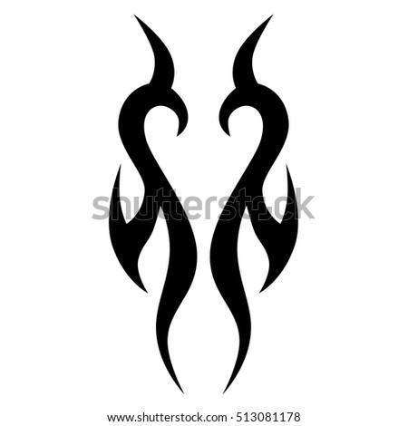 tribal tattoo art designs sketched simple stock vector 601882445 tribal tattoo art designs sketched simple stock vector 601882445
