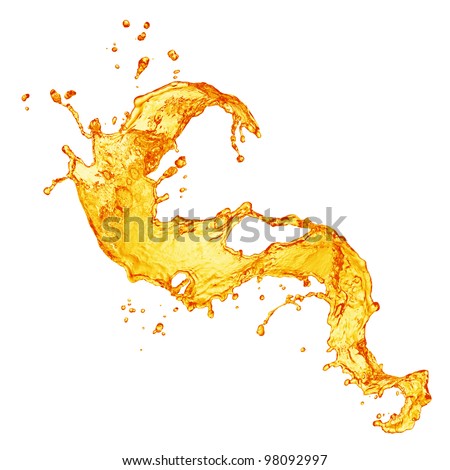 orange juice splash