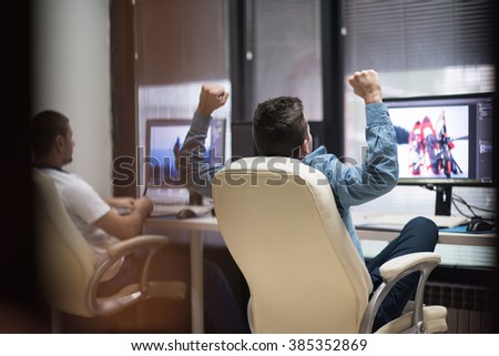 small startup office