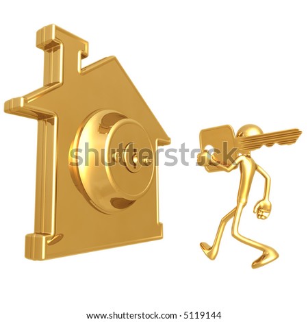 Gold House Key Gold House Key