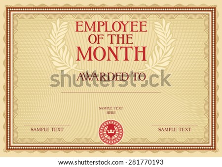 employee of the month border