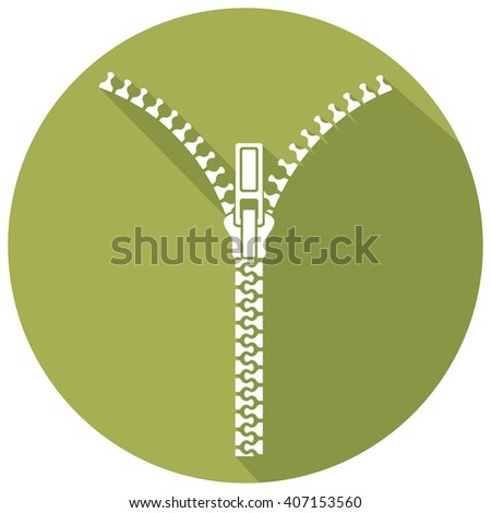 Open Zipper Stock Vector 99095204 - Shutterstock