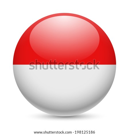 Download Flag Indonesia Round Glossy Icon Button Stock Vector ...