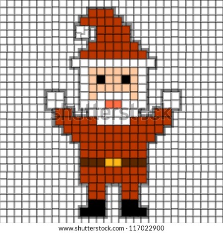 Pixelated snowman Stock Photos, Images, & Pictures | Shutterstock