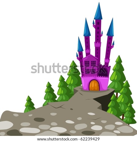 Illustration Landscape Castle Stock Illustration 63613813 - Shutterstock