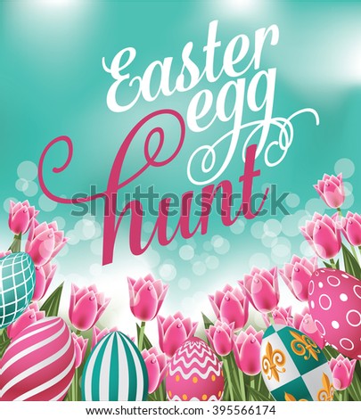 egg hunt background