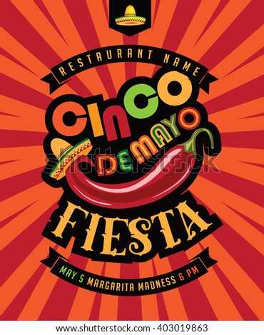 cinco de mayo poster design cinco stock vector 403019863 shutterstock cinco de mayo cliparts for flyers design