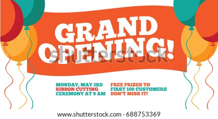 free grand opening flyer