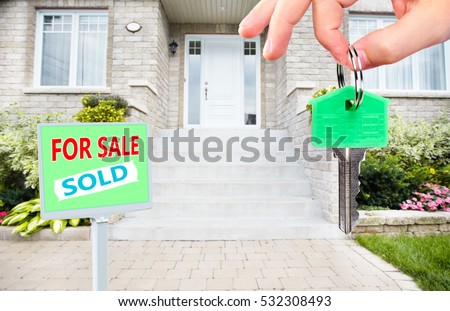 Hand With A House Keys Hand With A House Keys