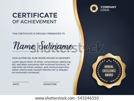 diploma format certificate
