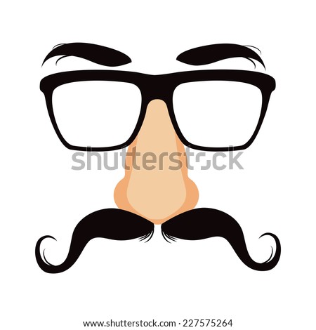 Stock Images similar to ID 126659942 - nerd glasses and mustaches....