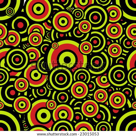Seamless Circle Background Seamless Pattern Round Stock Vector ...