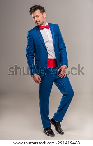 Full Length Image Handsome Nifty Man Stock Photo 291419555