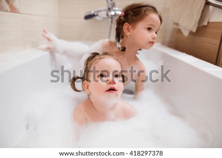 Adorable Little Brother Sister Having Fun Stock Photo 49822864 ...