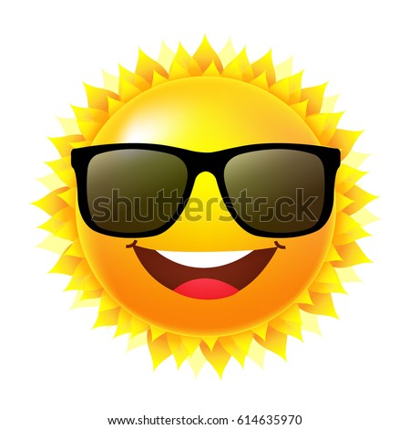 Cartoon Sun Cloud Isolated On White Stock Vector 79231618 - Shutterstock