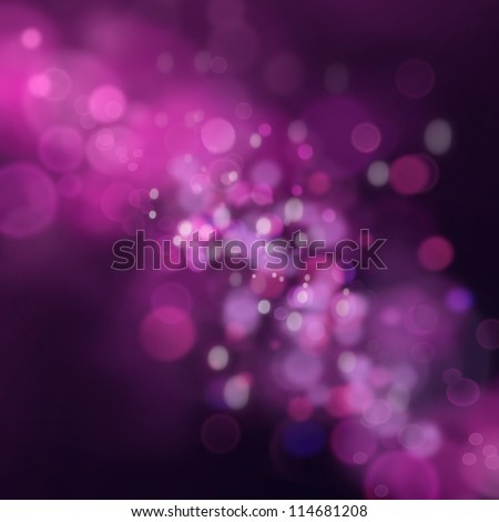 Blue Festive Christmas elegant abstract background with bokeh lights and stars