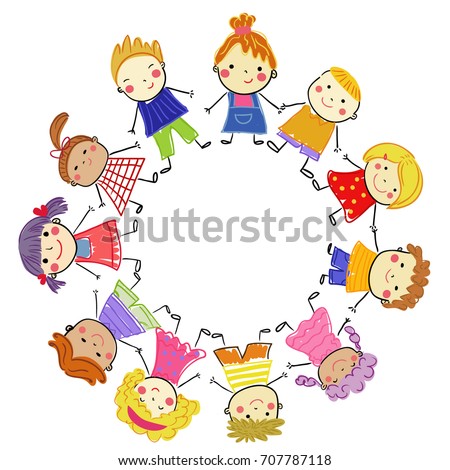 Friendly Child Doctor Examine Small Girl Stock Vector 51764266 ...