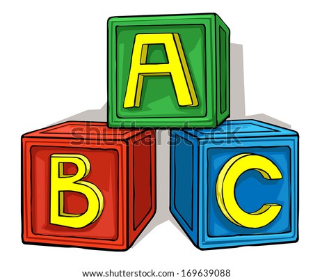 Abc Building Blocks Stock Vectors & Vector Clip Art | Shutterstock