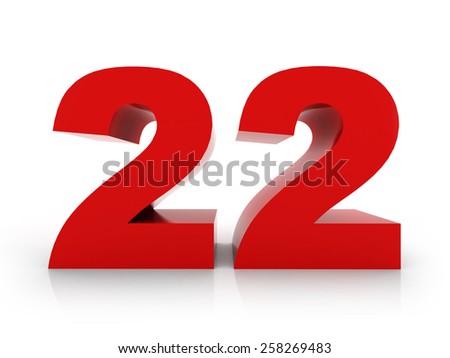 Number 22 Stock Images, Royalty-Free Images & Vectors | Shutterstock