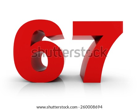 Number 67 Stock Photos, Images, & Pictures | Shutterstock