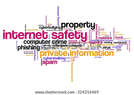 Internet Safety Issues Concepts Word Cloud Stock Illustration 324316469 ...