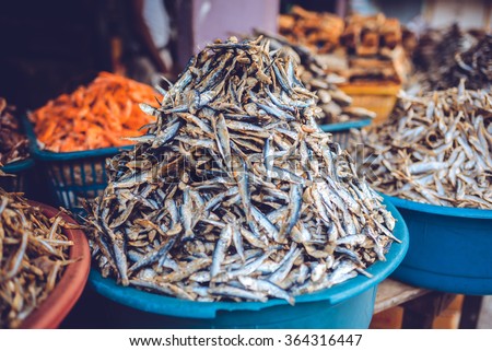 Fishing market in Sri Lanka