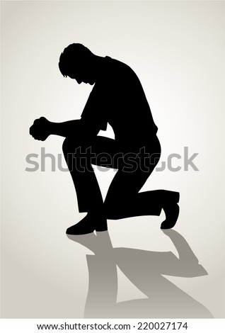 Kneel Pray Stock Photos, Images, & Pictures | Shutterstock