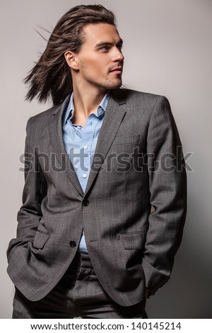 Long Hair Man Stock Photos, Images, & Pictures | Shutterstock