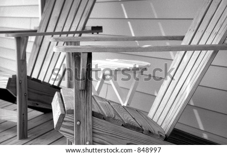 Adirondack Chairs On Beach Adirondack Chairs On Beach