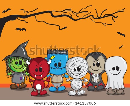 cute halloween card