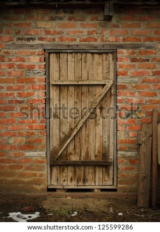 Old Barn Door Stock Photo 125599286 - Shutterstock