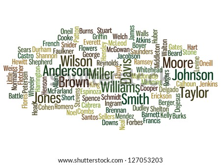 American Family Names Stock Images, Royalty-Free Images & Vectors ...