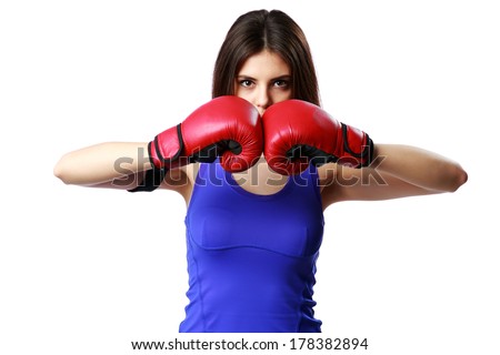 Download Woman Wearing Boxing Gloves Stock Images, Royalty-Free ...