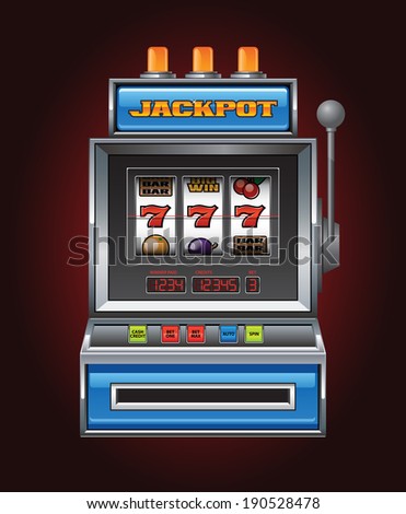 Slot Machine Icons Set 1 Stock Vector 130372319 - Shutterstock