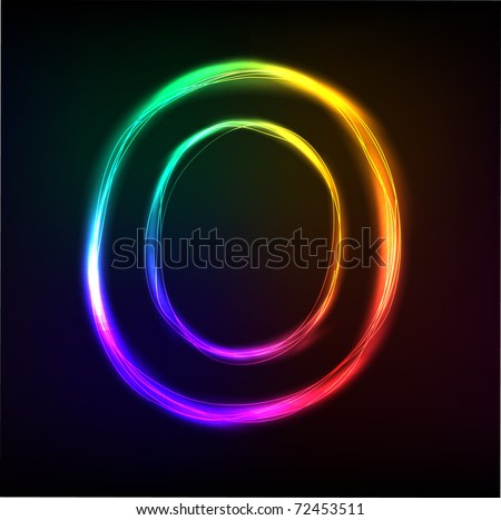 vector neon letter Letters Images Royalty Rainbow Images, Stock Free