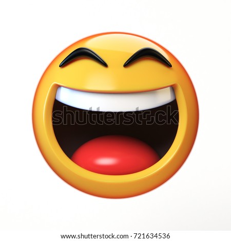 LoL Emoji Isolated On White Background Laughing Face Emoticon 3d Rendering LoL Emoji Isolated On White Background Laughing Face Emoticon 3d Rendering