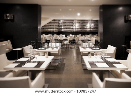 Interior Modern Restaurant Stockfoto (Lizenzfrei) 109837247 ... Interior Modern Restaurant Stockfoto (Lizenzfrei) 109837247 ...