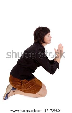 Kneel Pray Stock Photos, Images, & Pictures | Shutterstock