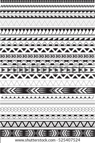 Maori Polynesian Style Tattoo Bracelet Stock Photo 101506525 - Shutterstock