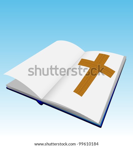 Cartoon Vector Outline Illustration Bible Stock Vector 48356539 ...