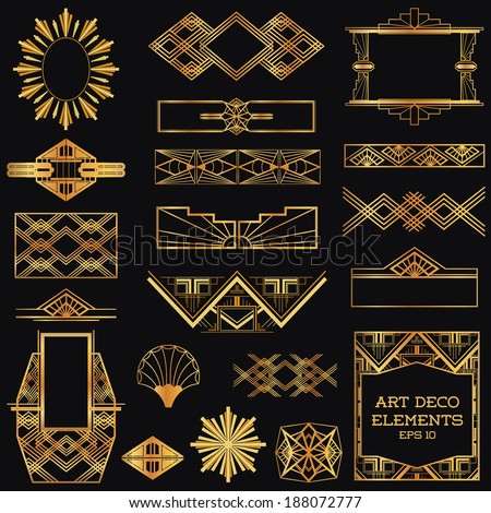Art Deco Design Elements art deco border stock images, royalty-free images & vectors Art Deco Design Elements art deco border stock images, royalty-free images & vectors